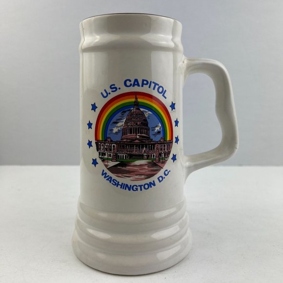 U.S. Capitol Washington D.C. Beer Stein Mug - Picture 1 of 6